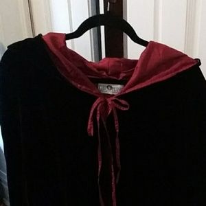 Black Velvet Cape